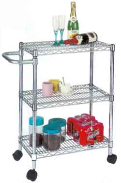 Wire Shelf Utility Cart