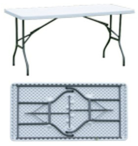 Foldable Plastic Table