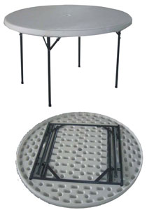 Round Plastic Table