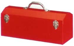 Hip Roof Metal Tool Box & Tote Tray