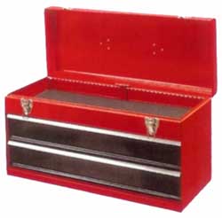 Two Drawer Metal Tool Chest