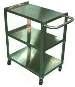 Stainless Steel Stock Shelf Cart