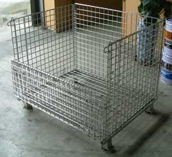 Stainless Steel Wire Folding Container