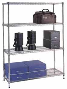 Wire Modular Shelving with many choices of finishs and sizes