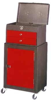 Compact Roller Cabinet with 2 Drawer Chest